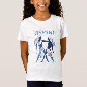 〔占星術の〕十二宮図サインジェミニリンガーTシャツ Tシャツ (正面)