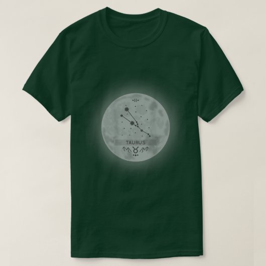 〔占星術の〕十二宮図サインタウラス2600 Tシャツ (デザイン正面)