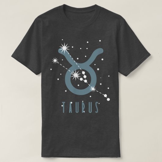 〔占星術の〕十二宮図サインタウラス2601 Tシャツ (デザイン正面)