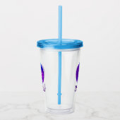 〔占星術の〕十二宮図サインピセス宇宙星雲 アクリルタンブラー (右)