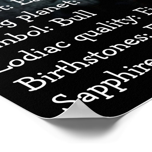 〔占星術の〕十二宮図サインブル図星の星占いポスター ポスター (角)