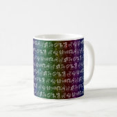 〔占星術の〕十二宮図サインマグカップ(レインボーカラー) コーヒーマグカップ (正面右)