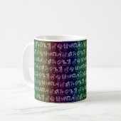 〔占星術の〕十二宮図サインマグカップ(レインボーカラー) コーヒーマグカップ (正面左)