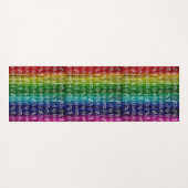 〔占星術の〕十二宮図サインヨガマット（虹） ヨガマット (裏面(横))