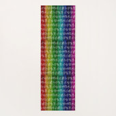 〔占星術の〕十二宮図サインヨガマット（虹） ヨガマット (裏面)