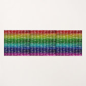 〔占星術の〕十二宮図サインヨガマット（虹） ヨガマット (正面(横))