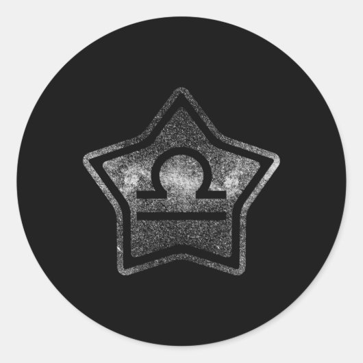 〔占星術の〕十二宮図サインリブラスター7〔占星術の〕十二宮図サイン ラウンドシール (正面)