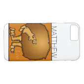 〔占星術の〕十二宮図サインレオパーソナライズされた誕生日iPC Case-Mate iPhoneケース (裏面(横))