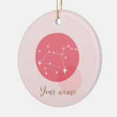 〔占星術の〕十二宮図サインレオ セラミックオーナメント (左)