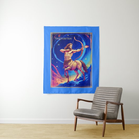 〔占星術の〕十二宮図サイン射手座として天射手 タペストリー (インサイチュ)