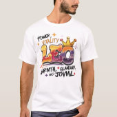 〔占星術の〕十二宮図サイン落書/レオ Tシャツ (正面)