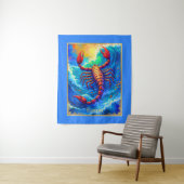 〔占星術の〕十二宮図サイン蠍座が深いウォーターから浮上 タペストリー (インサイチュ)