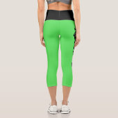 〔占星術の〕十二宮図サイン魚座グラフィックヨガパンツ カプリレギンス (裏面)