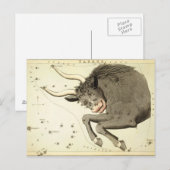 〔占星術の〕十二宮図サイン:ターラスのポストカード ポストカード (正面/裏面)