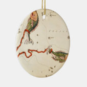 「〔占星術の〕十二宮図サイン：魚座」オーナメント セラミックオーナメント (右)