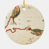 「〔占星術の〕十二宮図サイン：魚座」オーナメント セラミックオーナメント (裏面)