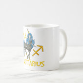 〔占星術の〕十二宮図サインI'A射手座 コーヒーマグカップ (正面右)
