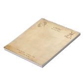 〔占星術の〕十二宮図サインPisces - Personalizable Notepad ノートパッド (回転)