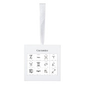 〔占星術の〕十二宮図サンサイン星占カレンダーThunder_Cove キューブオーナメント (右)