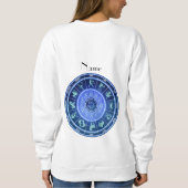 〔占星術の〕十二宮図サンサイン星占カレンダーThunder_Cove スウェットシャツ (裏面)