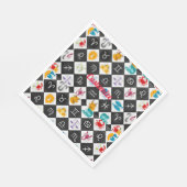 〔占星術の〕十二宮図サンサイン星占カレンダーThunder_Cove スタンダードランチョンナプキン (角)