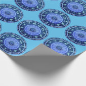 〔占星術の〕十二宮図サンサイン星占カレンダーThunder_Cove ラッピングペーパー (角)