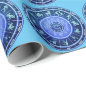 〔占星術の〕十二宮図サンサイン星占カレンダーThunder_Cove ラッピングペーパー (ロールコーナー)