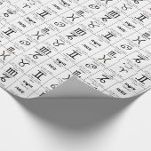 〔占星術の〕十二宮図サンサイン星占カレンダーThunder_Cove ラッピングペーパー (角)