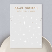 〔占星術の〕十二宮図シアルスターズグレーイヤリングネックレス