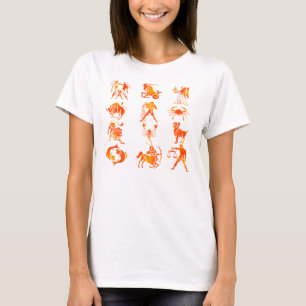 〔占星術の〕十二宮図シャツ Tシャツ