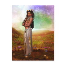 〔占星術の〕十二宮図シリーズ：山羊座はがき