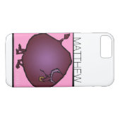 〔占星術の〕十二宮図シンボルや象徴タウラスパーソナライズされた誕生日Iケース Case-Mate iPhoneケース (裏面(横))