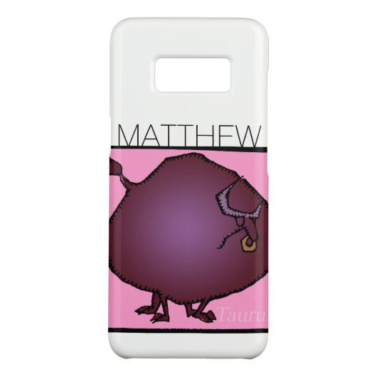 〔占星術の〕十二宮図シンボルや象徴タウロスパーソナライズされた誕生日サムスン Case-Mate SAMSUNG GALAXYケース (裏面)
