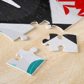 〔占星術の〕十二宮図シンボルや象徴パズル ジグソーパズル (側面)