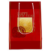 〔占星術の〕十二宮図シンボルや象徴ラットペーパー中国のカット年2020 MGB ミディアムペーパーバッグ (裏面)