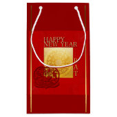 〔占星術の〕十二宮図シンボルや象徴ラットペーパー中国のカット年2020 SGB スモールペーパーバッグ (裏面)