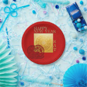 〔占星術の〕十二宮図シンボルや象徴ラットペーパー中国のカット年2020PP ペーパープレート (パーティー)