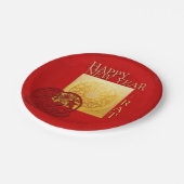 〔占星術の〕十二宮図シンボルや象徴ラットペーパー中国のカット年2020PP ペーパープレート (アングル)