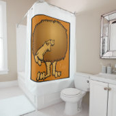 〔占星術の〕十二宮図シンボルや象徴レオシャワーカーテン シャワーカーテン (インサイチュ)