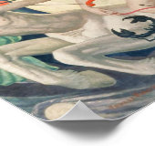 〔占星術の〕十二宮図シンボルや象徴ヴィンテージ天体マップ ポスター (角)