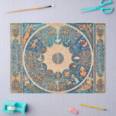 〔占星術の〕十二宮図シンボルや象徴ヴィンテージ天体マップ 薄葉紙 (クラフト)