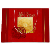 〔占星術の〕十二宮図シンボルや象徴中国の陰陽2020年LGB ラージペーパーバッグ (正面)