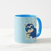 〔占星術の〕十二宮図シンボルや象徴及びコーヒー蠍座 マグカップ (正面右)