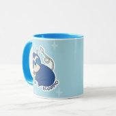 〔占星術の〕十二宮図シンボルや象徴及びコーヒー蠍座 マグカップ (正面左)