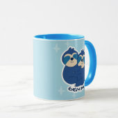 〔占星術の〕十二宮図シンボルや象徴及びコーヒーGEMINI マグカップ (正面右)