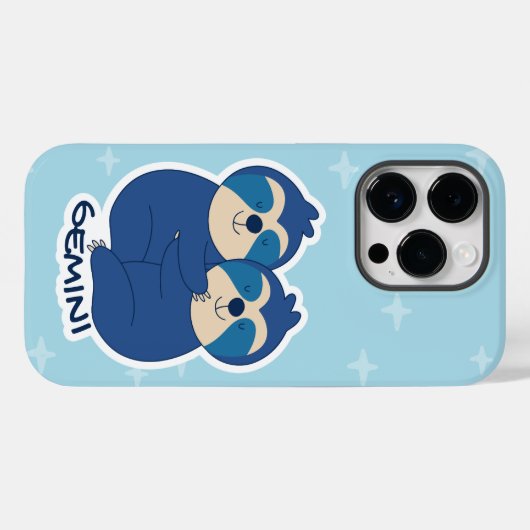 〔占星術の〕十二宮図シンボルや象徴及びコーヒーGEMINI Case-Mate iPhoneケース (裏面 (横))