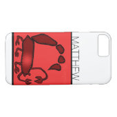 〔占星術の〕十二宮図シンボルや象徴蠍座パーソナライズされた誕生日IPC Case-Mate iPhoneケース (裏面(横))