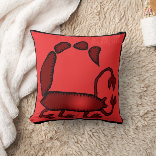 〔占星術の〕十二宮図シンボルや象徴蠍座誕生日枕 クッション (ブランケット)