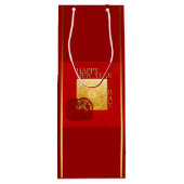 〔占星術の〕十二宮図シンボルや象徴陰陽中国のRat Year 2020 WGB ワインギフトバッグ (裏面)