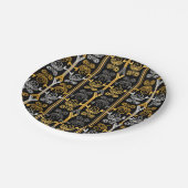 〔占星術の〕十二宮図シンボルや象徴、魚座 ペーパープレート (アングル)